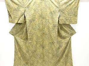 菊模様小紋着物